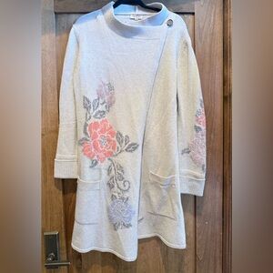 IVKO Beige Floral Cardigan